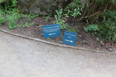 Signs for the 'Coal Tunnel'